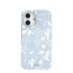 Western Blue Patterned Phone Case